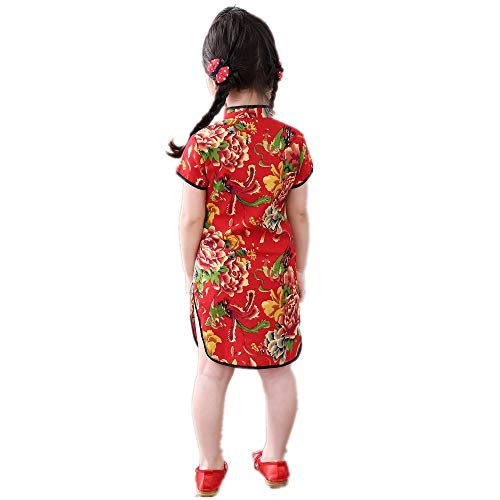 Vestido bebé niña Qipao año nuevo vintage chino miniatura 4
