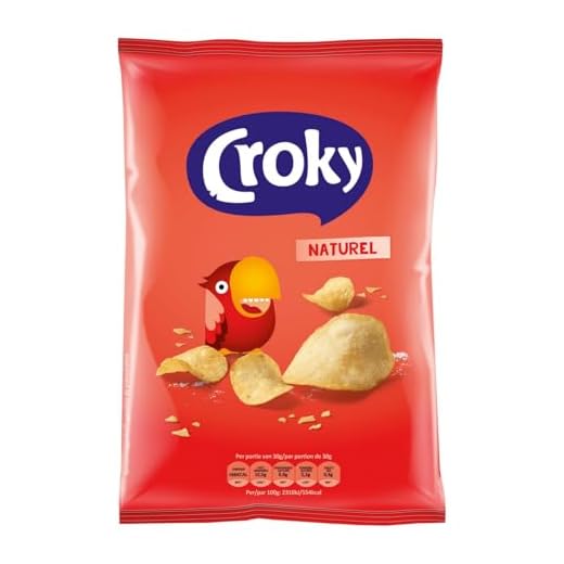 Croky - Natural Salted Chips - 12x 100g