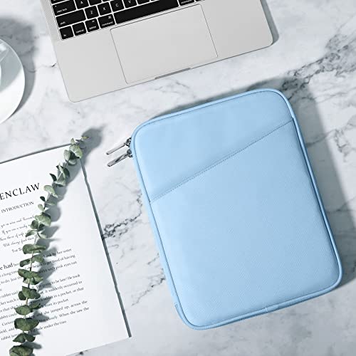 Timovo 9-11" Tablet Sleeve For Ipad 10.2 2021-2019, Ipad 10Th Generation 2022, Ipad Air 5/4 10.9, Ipad Pro 11 2022-2018, Galaxy Tab A8 10.5, Protective Carrying Case With Pocket, Light Blue #TOP6