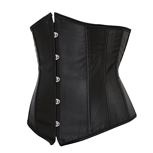 frawirshau Women's 9427 Lace Up Boned Underbust Waist Trainer Corset3