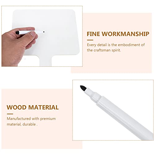 Operitacx 5Pcs Apagar a Seco Resposta Apagar As Pranchas de Paddle Seco Papdles Whiteboard Erase Dry