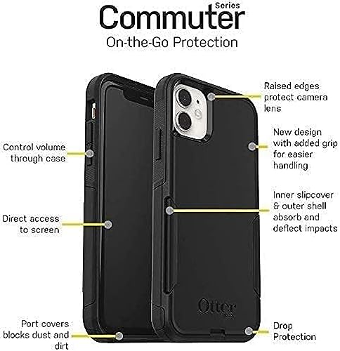 Coque iPhone 11 Pro OtterBox Commuter rose protection ecran - 4
