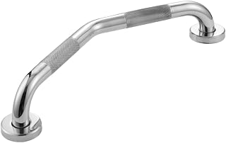 FChome 17.3 Inch Bathroom Shower Grab Bar，Bathtub Arm Safe-Grip Bar Stainless Steel Shower Handle Wall Mount Handicap Grab Bars for Bathroom Finshed.