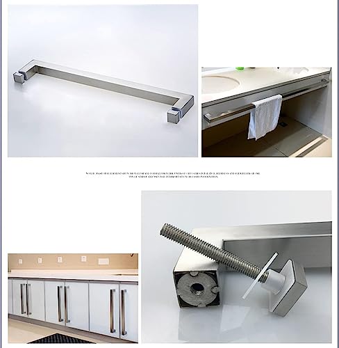 Poignée de porte de douche de rechange universelle avec barre à serviettes 762 mm - 4