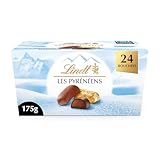 Lindt - Ballotin LES PYRÉNÉENS - Assortiment de Chocolats au Lait et Noirs - Frais et Fondants - Idéal pour Noël, 175g