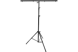 Harmony Audio HA-TBARSTAND Pro Audio DJ Lighting Tripod & T-Bar Light Stand