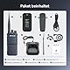 Retevis RT86A Walkie-Talkies mit großer Reichweite, Robustes Funkgerät mit Mikrofon, Gruppenruf, einfaches Pairing, für die Bauindustrie（2 Stück）