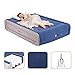 Produktbild Zenph Luftbett Queen Size Aufblasbare Luftmatratze Doppelbett Gästebett mit eingebauter, elektrischer Pumpe und integriertem Kissen, 203 * 152.4 * 45.7cm