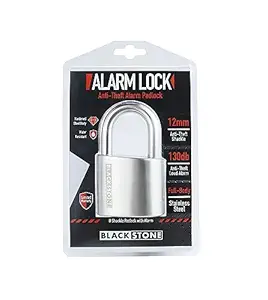 Crystal Vision Anti-Theft Loud 130db Alarm Lock Weather Proof Heavy Duty Multi Purpose (12mm)