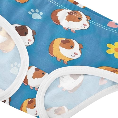 Cute Cartoon Guinea Pigs Floral Toddlers Underwear Floral 2t Cotton Little Girl Panties Flower Briefs Underpants4