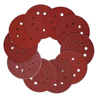 100 Pcs 5 Inch Sanding Discs Hook And Loop Sanding Discs 240 Grit For Random Orbital Sander - View #9