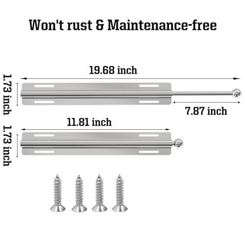 Valet Rod For Closet Pull Out, 12 Inch Valet Rod, Stainless Steel Closet Rods For Planning Daily Outfits, Freshly Ironed Clothes, Closet Organization Christmas Gift by LIANJINLIU - Image 4