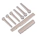 6pcs Strings Bridge Pins with Saddle Nut Set for Acoustic Guitar