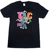 TLC T Shirt Kicking Group Band Logo Official Unisex Black Size M