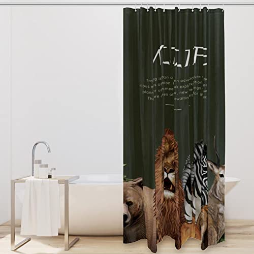 Rideau de douche imperméable 152 x 183 cm lavable en machine - 3