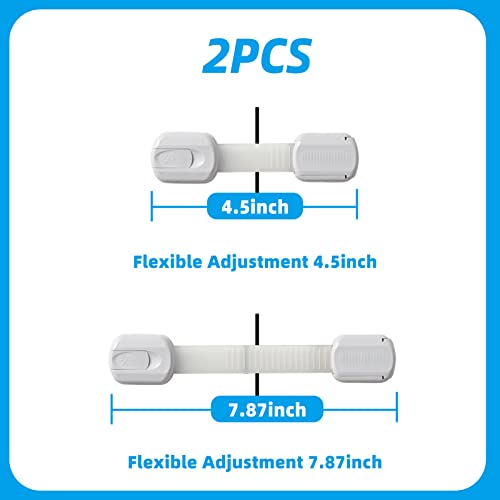 Cabinet Locks For Babies,Baby Proofing Cabinets,Child Locks For Cabinets, Child Proof Cabinet Latches,Child Safety Cabinet Locks, Drawer Locks Baby Proofing （2 Pack） #TOP1