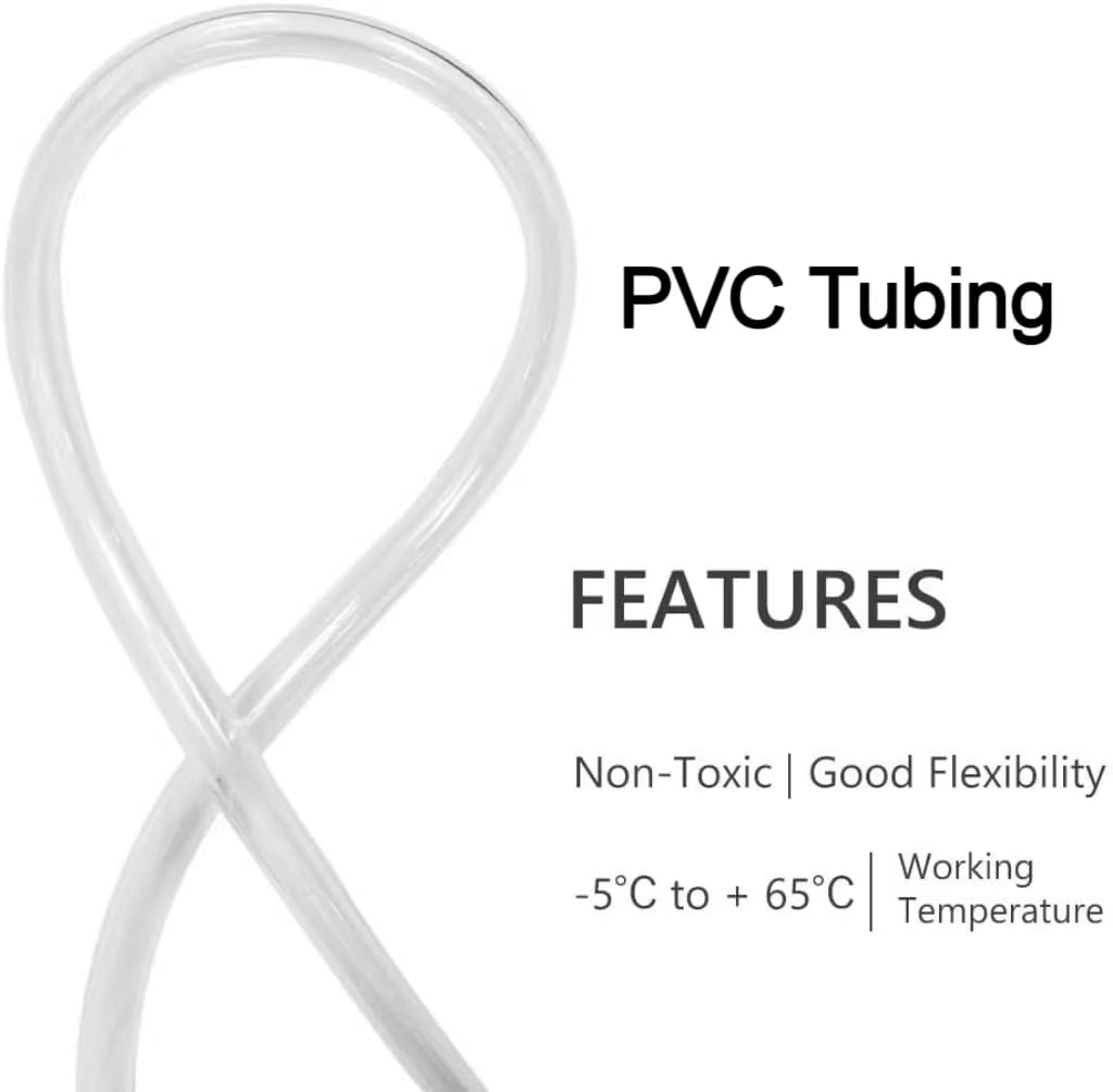 Tuyau en PVC - Diamètre intérieur : 12 mm - Tuyau d'aquarium - Tuyau en plastique PVC - Tuyau de carburant - Tuyau à condensation - Longueur : 20 m