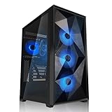 Mit seiner umfassenden Auswahl an Anschlüssen, darunter 1x HDMI, 1x DP, 1x PS/2, LAN, WLAN, Bluetooth, 6x 3,5mm audio, erweist sich das Mainboard als idealer Allrounder, perfekt geeignet für Streaming und Gaming. Die in diesem System integrierte Nvidia RTX 4070 Super 12GB, bietet angemessene Leistung für viele Spiele.