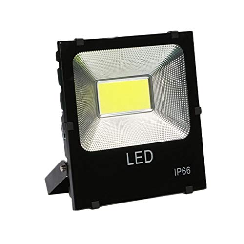 Led Garden Floodlight, Outdoor IP66 Waterproof Spotlight Super Bright 110LM/W Security Lights for Square Court Garage (Color : Cold White(6500k))