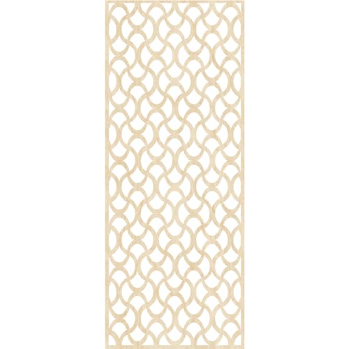 Image of Resort Decorative Pierced Fretwork Wood Wall Panels, 11 3 /8 inchW x 29 3 /8 inchH x 3 /8 inchT, Birch