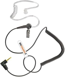 Kompatibel mit Sepura 2,5-mm-Klinkenstecker Hören/Empfangen nur Airwave-Polizei-verdeckter Akustikschlauch-Ohrhörer