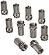 Transmedia 10 x F-Stecker 8,2mm für 110-130dB Kabel mit 4fach Schirmung