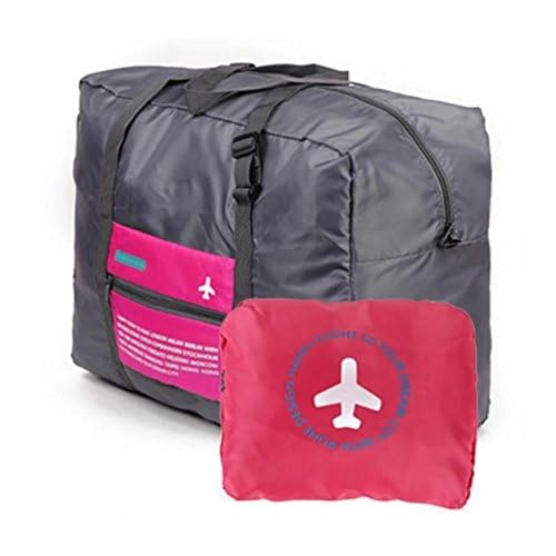 Waterproof Reusable Folding Polyester Organizer Duffel, Aeroplane Large Travel Bag, Men's and Women's Travel Storage, Family Picnic Bag-image-32