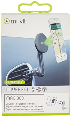 muvit – Support pour Smartphone pour Voiture (Universel, magnétique, Rotatif, pour Sortie de climatisation) - MUCHL0059