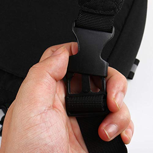 Uxcell Plastic 1 1/4" Wide Webbing Strap Side Release Buckle 5Pcs Black #TOP6