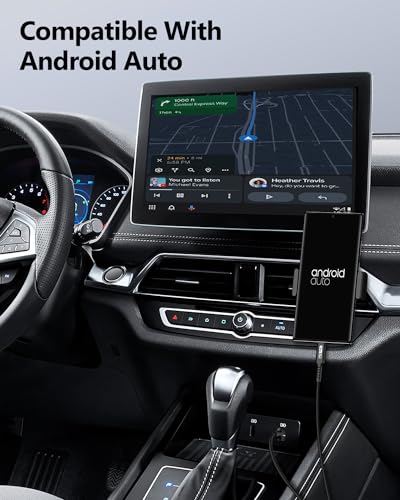 SUNGUY USB C Android Auto Cable 1FT, 10Gbps USB C 3.1 Gen2 USB A to USB C Data Transfer Cable, 3A Fast Charging USB Type C Cord for iPhone15/15Pro/15Pro Max, Samsung Galaxy S23, iPad Pro, Black - Image 3