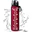 FULDENT Trinkflasche 1L BPA Frei - Sport Wasserflasche Mit Gummi Grip Für Outdoor