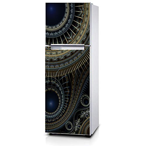 Image of PVC Vinyl Fridge Wrap Sticker for Home (160 cm x 60 cm or 63 X 24 Inches, Design 5)