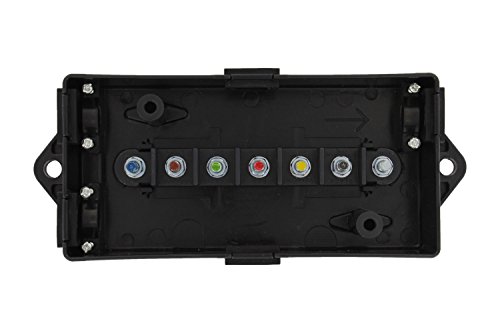 Abn Electrical Wire Connectors Junction Box 2-Pack Trailer, Camper, Rv Light 7 Gang/Pole Automotive Wiring Rewiring #TOP2