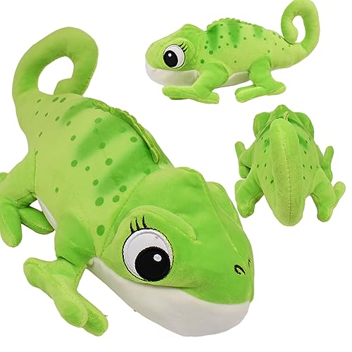 Babioms Mini Camaleonte, 30 cm Peluche a Forma di