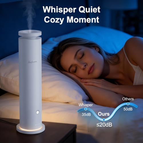 NoxLumina Waterless Diffuser Pro with 5 Scent Oils, Luxury Hotel-Class Essential Oil Diffuser Aromatherapy Machine with 1500 Sq Ft Cover, 6 Mist, 4.06Oz Diffusers for Home Large Room Hotel SPA - White by NoxLumina - Image 7