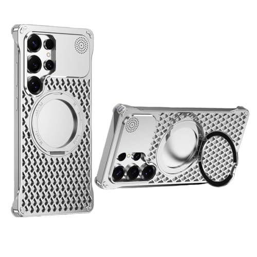 �����A���~�j�E���������M�ϏՌ��P�[�X for galaxy S25 ultra �p �J�o�[ ���M��p magsafe�Ή� ���C��]�X�^���h �ϏՌ� �M�����N�V�[S25 ultra �p �P�[�X ���C�����X�[�d�Ή� ���h�~ ���^ �ʋC�� �M���U �w��h�~ ����