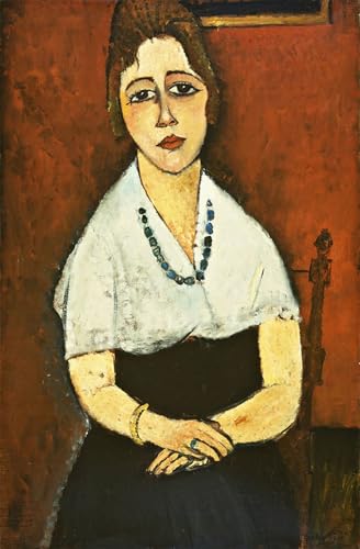 Peinture sur toile Modigliani pour sublimer un mur vide de chambre à coucher