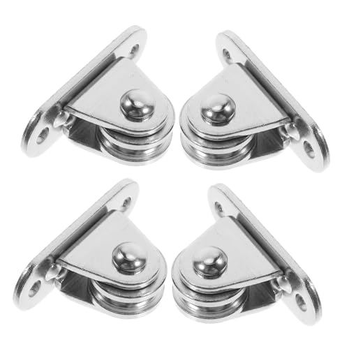 Unomor Heavy Duty Lifting Pulley Fixed Bearing Moving Pulley Block Traction for Rope Rail Track