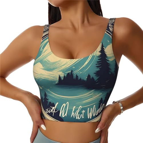 Women's Not All Who Wander are Lost 1 Print Sports