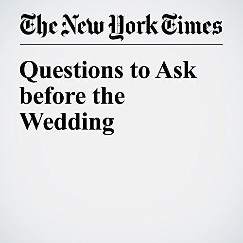Questions to Ask before the Wedding cover art