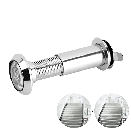 Tyenaza Door Viewer, mirilla para puerta con ángulo de visión de 220 grados y cubierta de privacidad resistente, adecuada para hogar y hotel miniatura 6