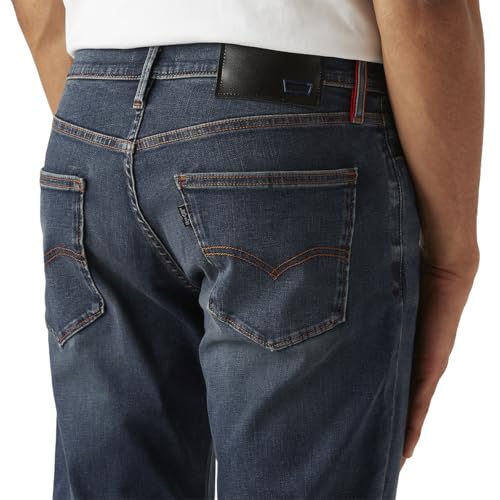 Image of Men's 511 Dark-Blue Slim Fit Mid Rise Jeans