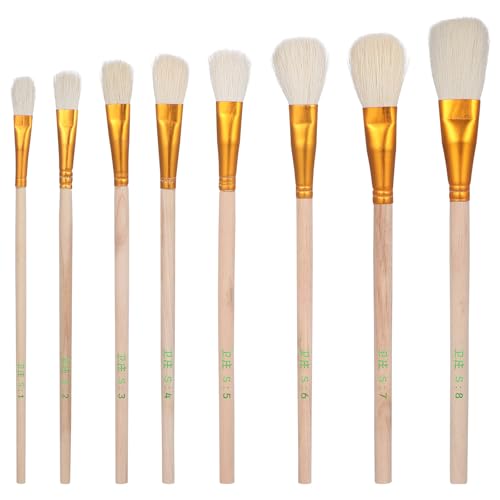 BESPORTBLE 8-teiliges Set Gemüsebestäuber-Pinsel – Praktische Bestäubungspinsel für Tomaten, Paprika, Erdbeeren & Obstbäume | Manuelle Bestäubungshilfe für Garten & Gewächshaus