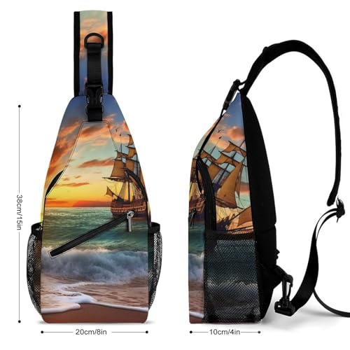 Mochila Deportiva Sling para Senderismo y Uso Casual miniatura 2