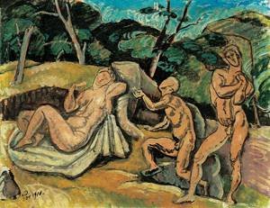 Peinture à l'huile Longing for Pure Love Bertalan Por : habillez enfin vos grands murs vides