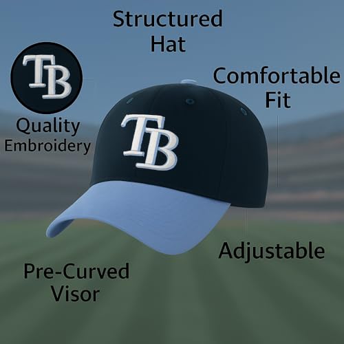 Gorra deportiva ajustable niños Navy Blue/White miniatura 4