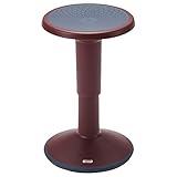 ECR4Kids ELR-15621-BY SitWell Adjustable Stool, Core Engagement/Active Sitting Stool with Adjustable Height, Burgundy