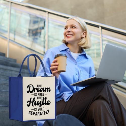 Decohim-Boss-Lady-Gifts-for-Women-Supervisor-Boss-Gifts-Leadership-Gifts-Waterproof-Canvas-Tote-Bag-for-Birthday-Boss-Day