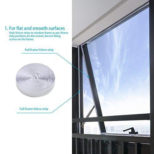 400CM Fensterabdichtung Für Mobile Klimageräte und Abluft-Wäschetrockner Hot Air Stop zum Anbringen an Fenster, Dachfenster, Flügelfenster (Fensterabdichtung)