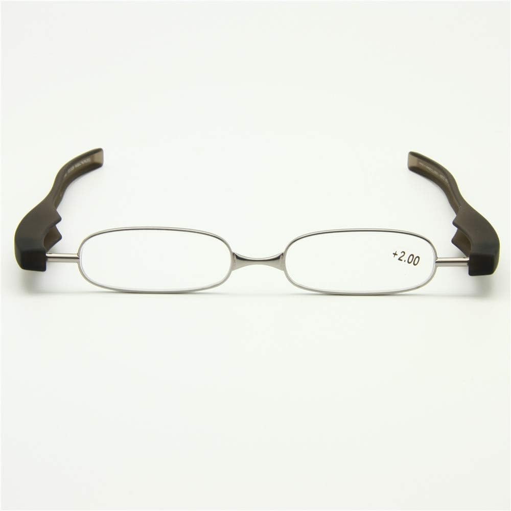 Pack of 3 Foldable Reading Glasses Mini Pocket Reader Presbyopic Glasses Large Glasses Frame